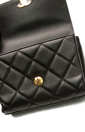 Crystal Logo Small Flap Bag