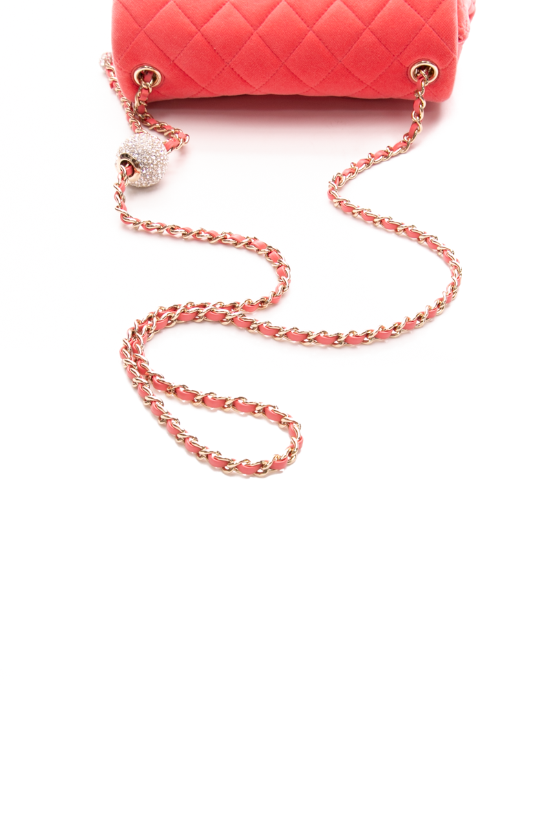 Pearl Crush Mini Flap Bag