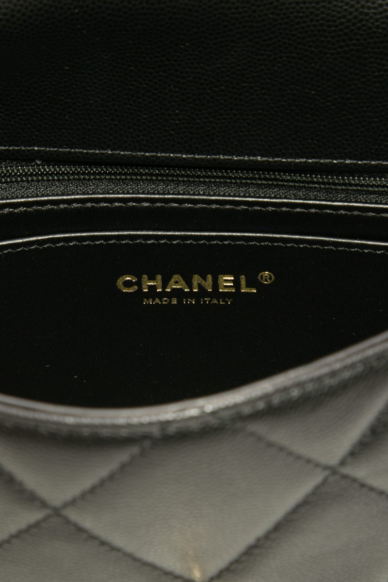 Retrofit Small Flap Bag with Top Handle