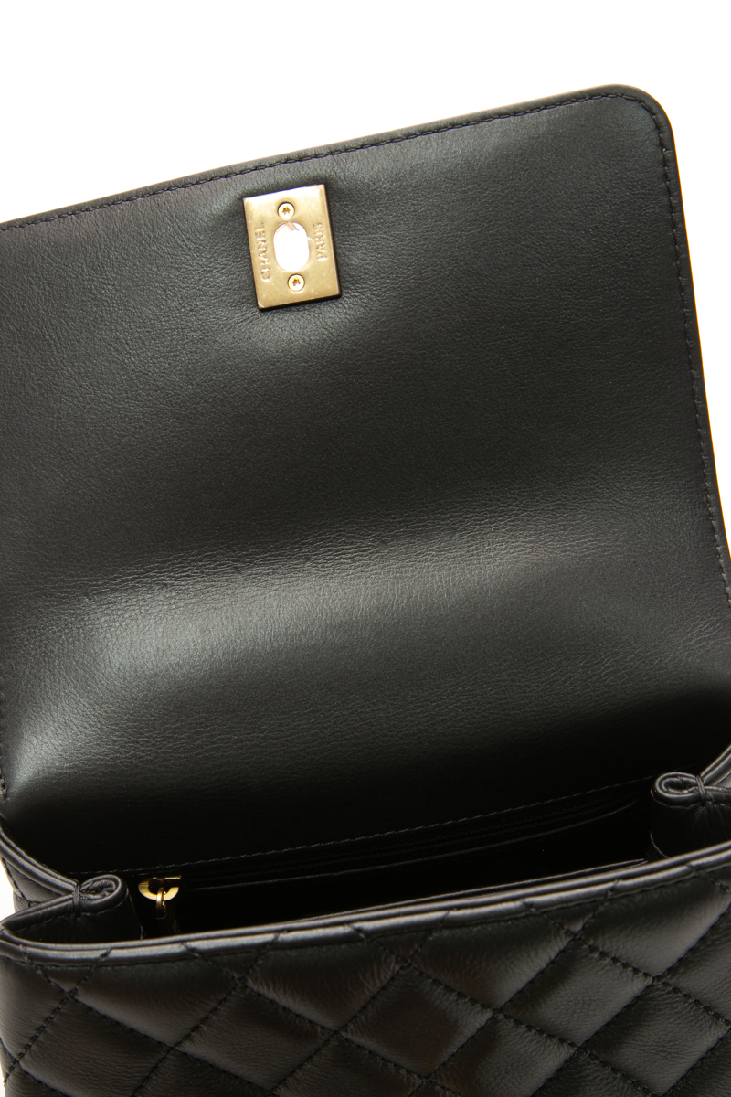 Extra Mini Crystal Coco Top Handle Bag