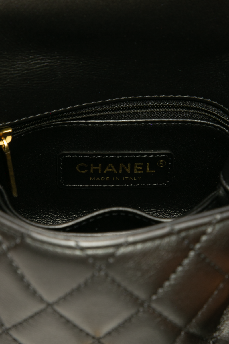 Extra Mini Crystal Coco Top Handle Bag