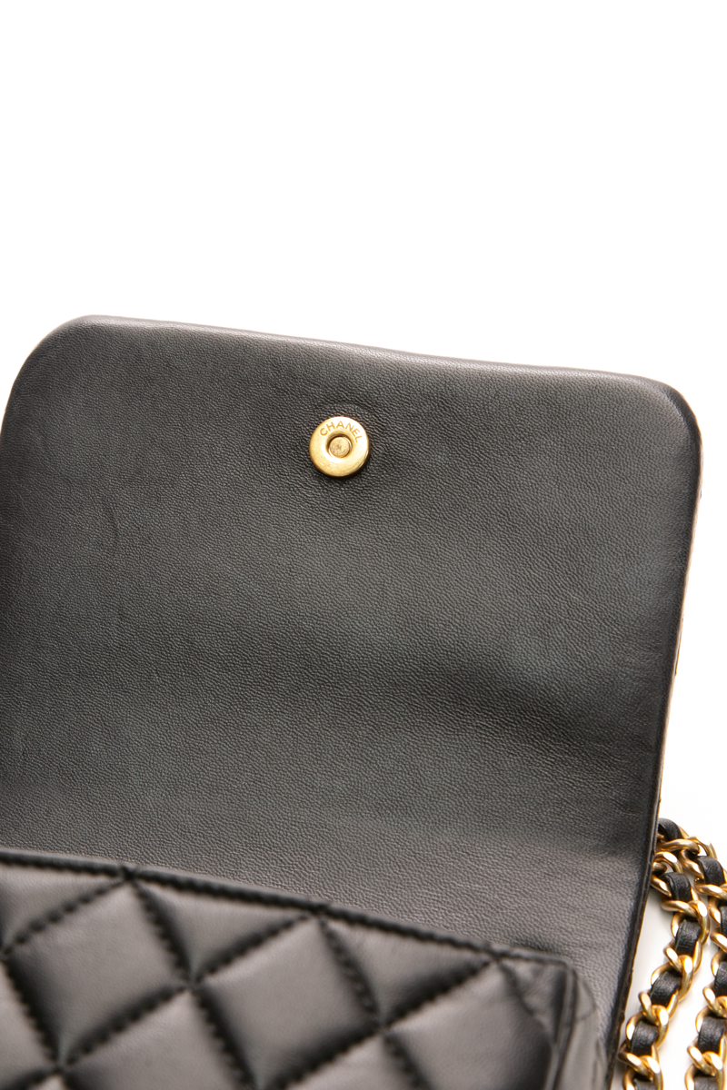Crystal CC Mini Flap Bag