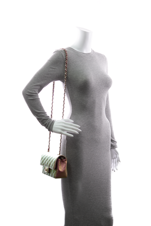 Iridescent Classic Mini Rectangular Flap Bag