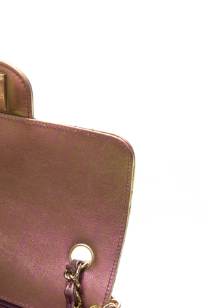 Iridescent Classic Mini Rectangular Flap Bag