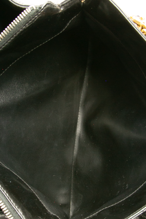 Vintage Chevron Top Handle Bag