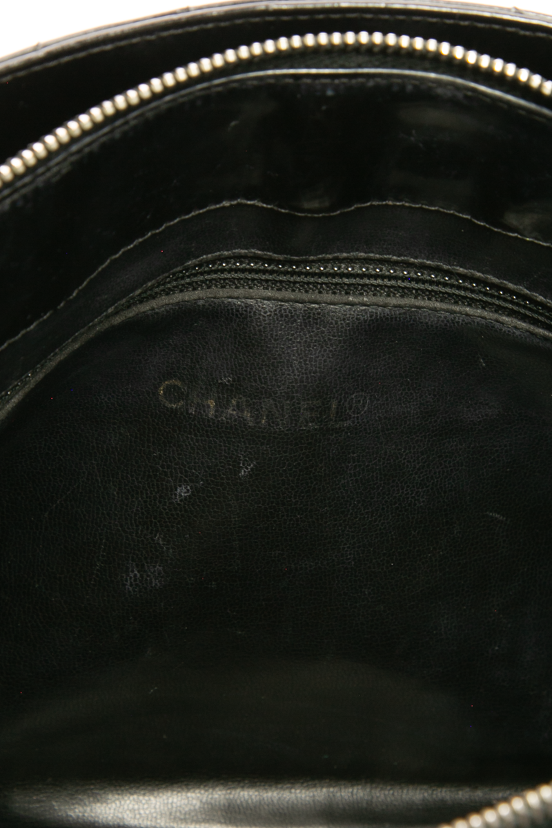 Vintage Chevron Top Handle Bag