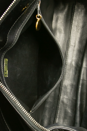 Vintage Chevron Top Handle Bag