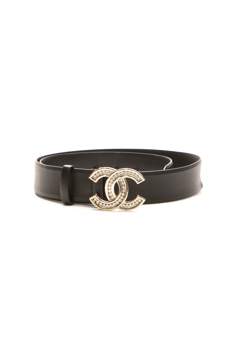 Chanel-Crystal-CC-Belt-Size-34-293255