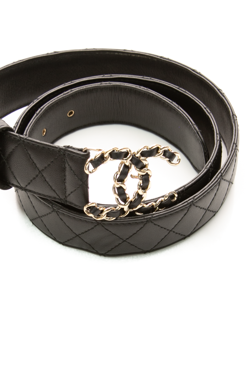 Quilted CC Belt - Size 40