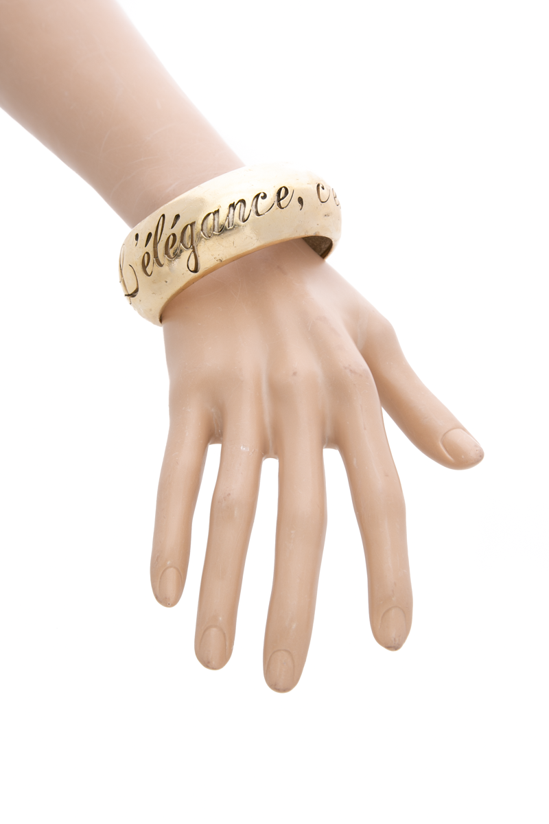 L'élégance C'est La Ligne Bangle Bracelet