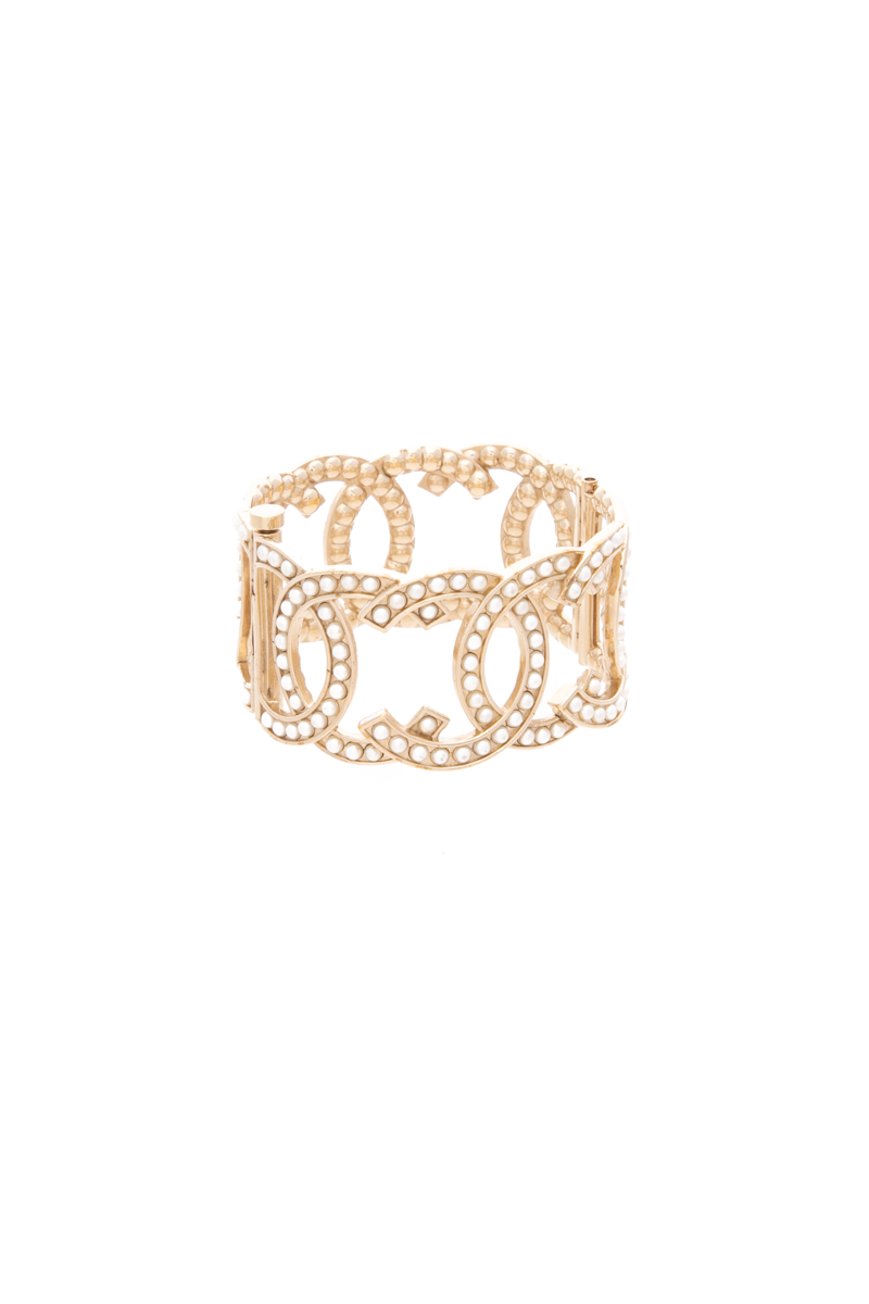 Pearl CC Cuff Bracelet