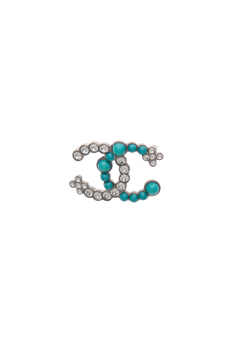 Chanel Crystal CC Brooch - Couture USA display picture 1