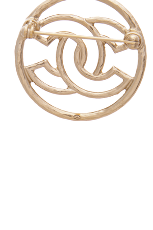 CC Circle Brooch
