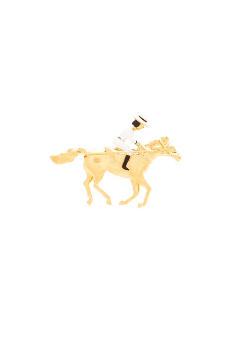 Horse and Rider Brooch
