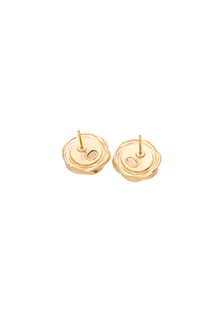 CC Round Earrings