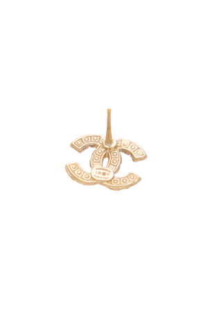 Pearl CC Stud Earrings