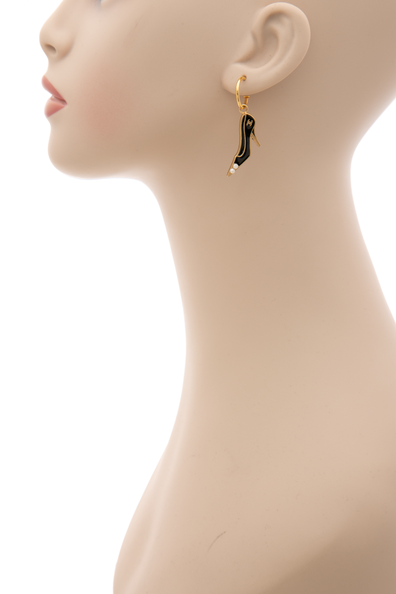 Coco Mark Pump Motif Earrings