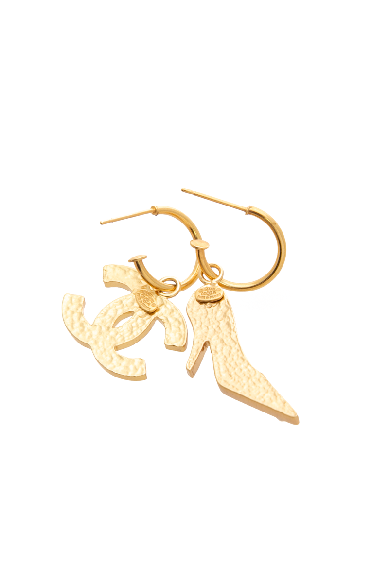 Coco Mark Pump Motif Earrings
