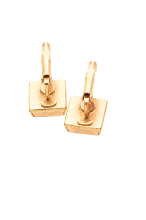 CC Square Drop Earrings