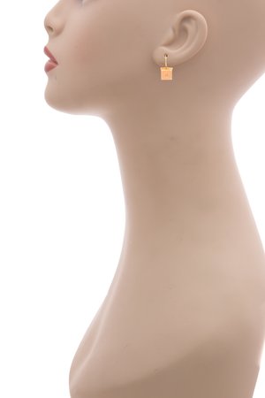 CC Square Drop Earrings