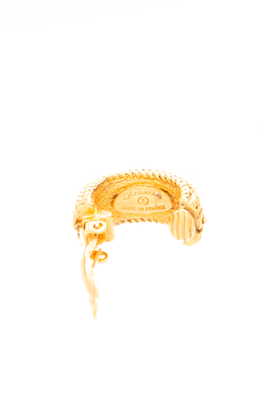Round Hoop Clip On Earrings