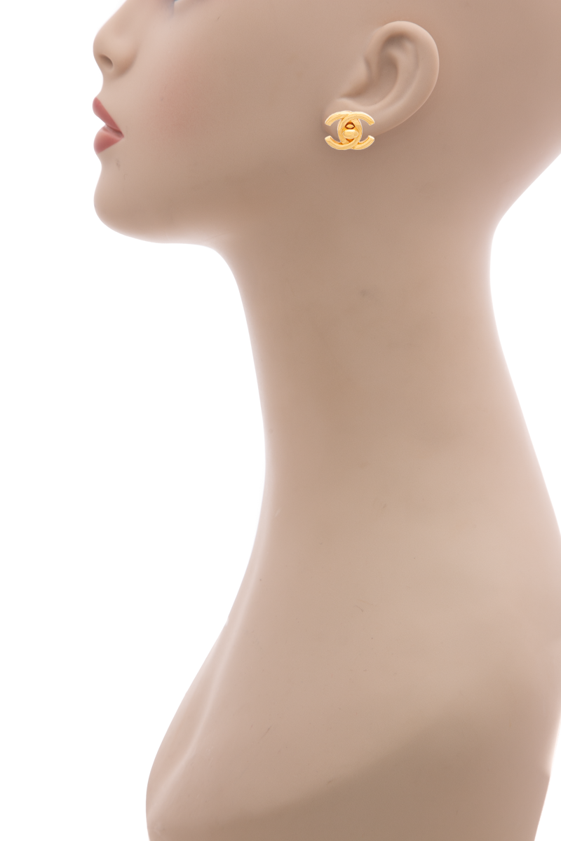 Chanel-Turnlock-Stud-Clip-On-Earrings-297951