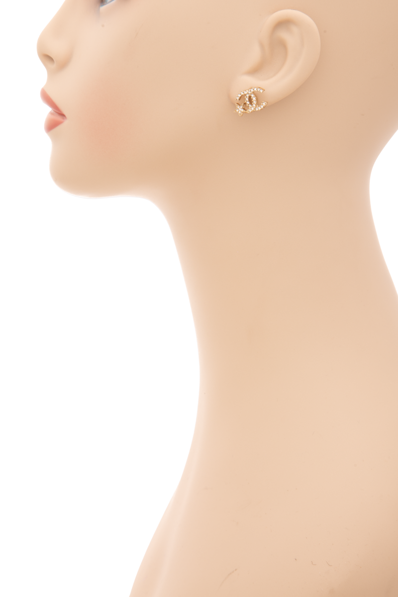 CC Star Stud Earrings