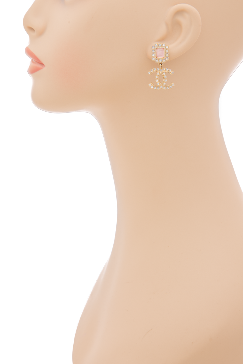 CC Square Drop Earrings