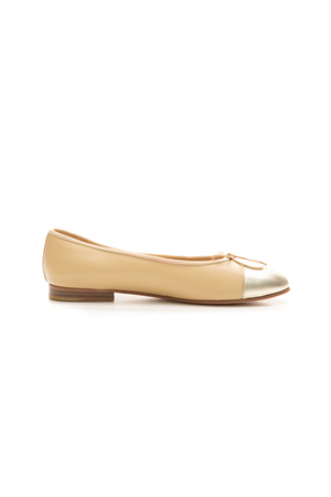 Cap Toe Ballet Flats - Size 40