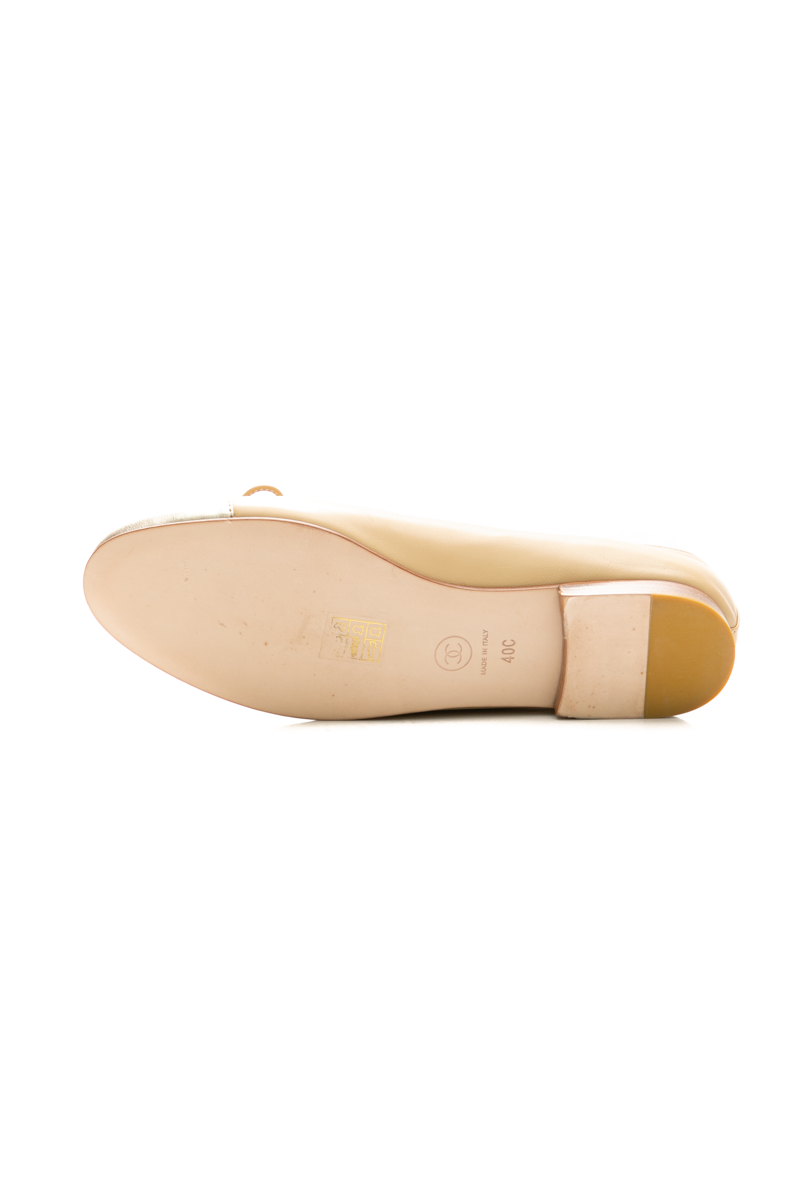 Cap Toe Ballet Flats - Size 40
