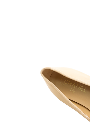 Cap Toe Ballet Flats - Size 40