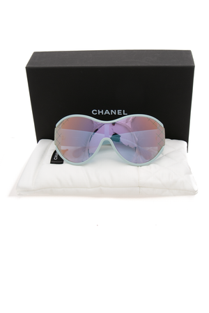 Quilted Shield Sunglasses