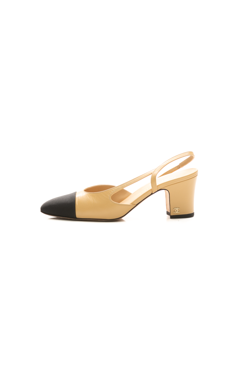 Chanel-Cap-Toe-Slingback-Heels-Size- 37.5-295105