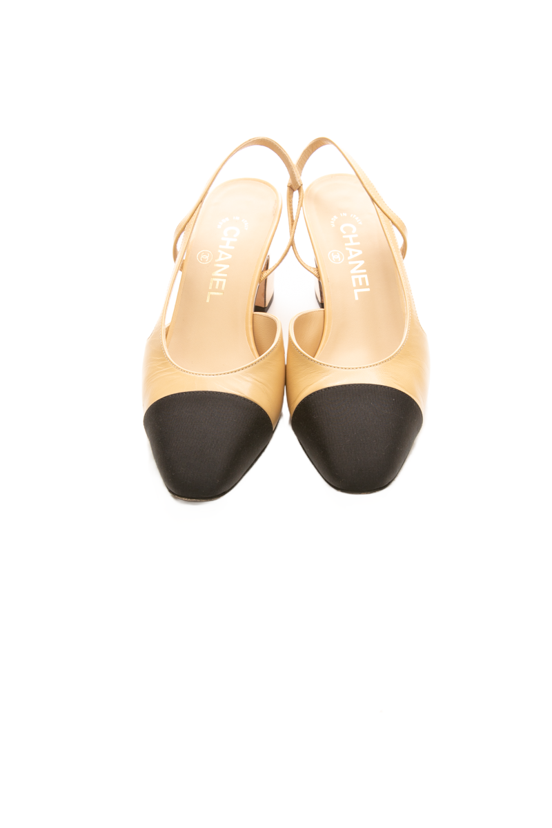Chanel-Cap-Toe-Slingback-Heels-Size- 37.5-295105