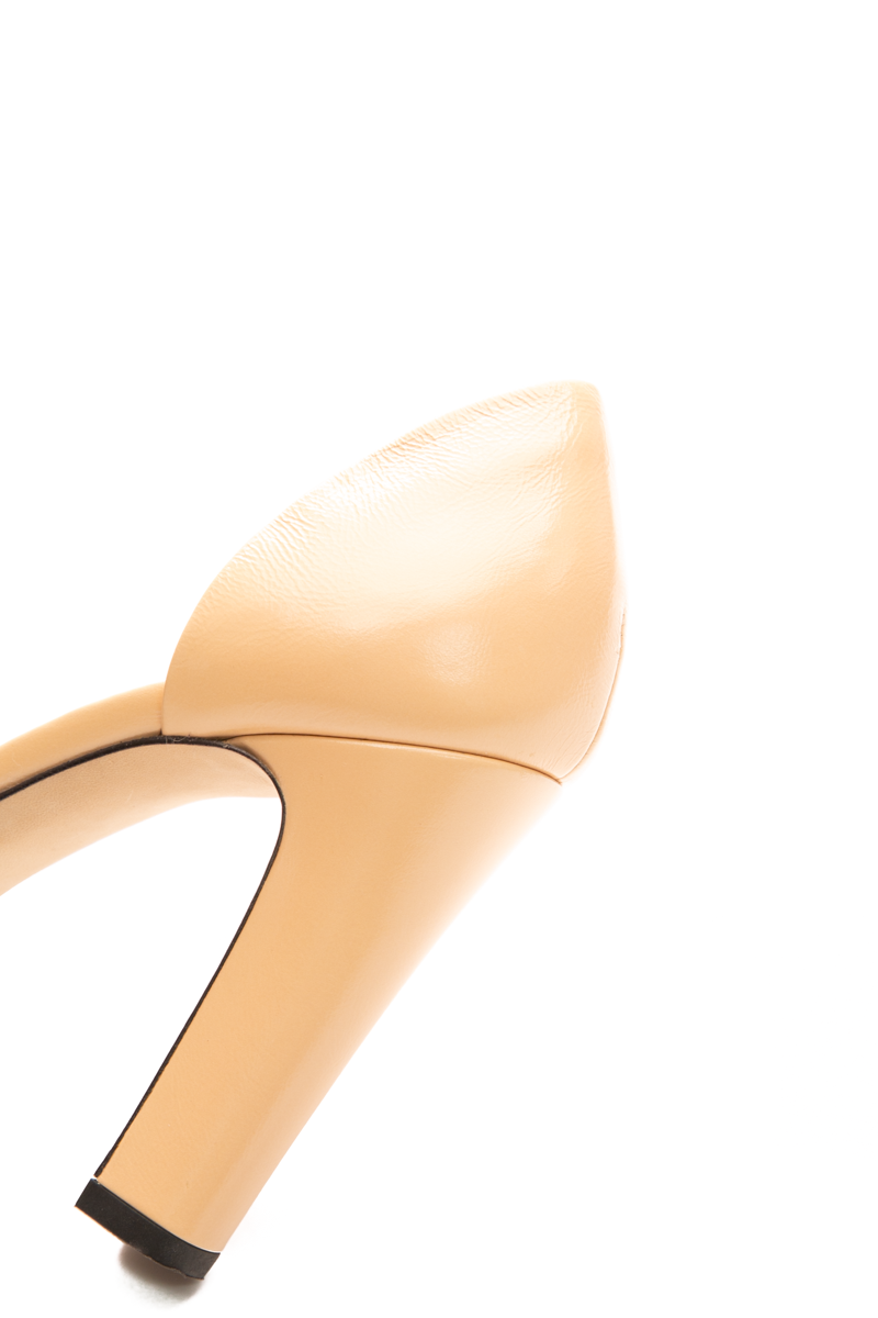 D'Orsay Open Toe Pumps - Size 35