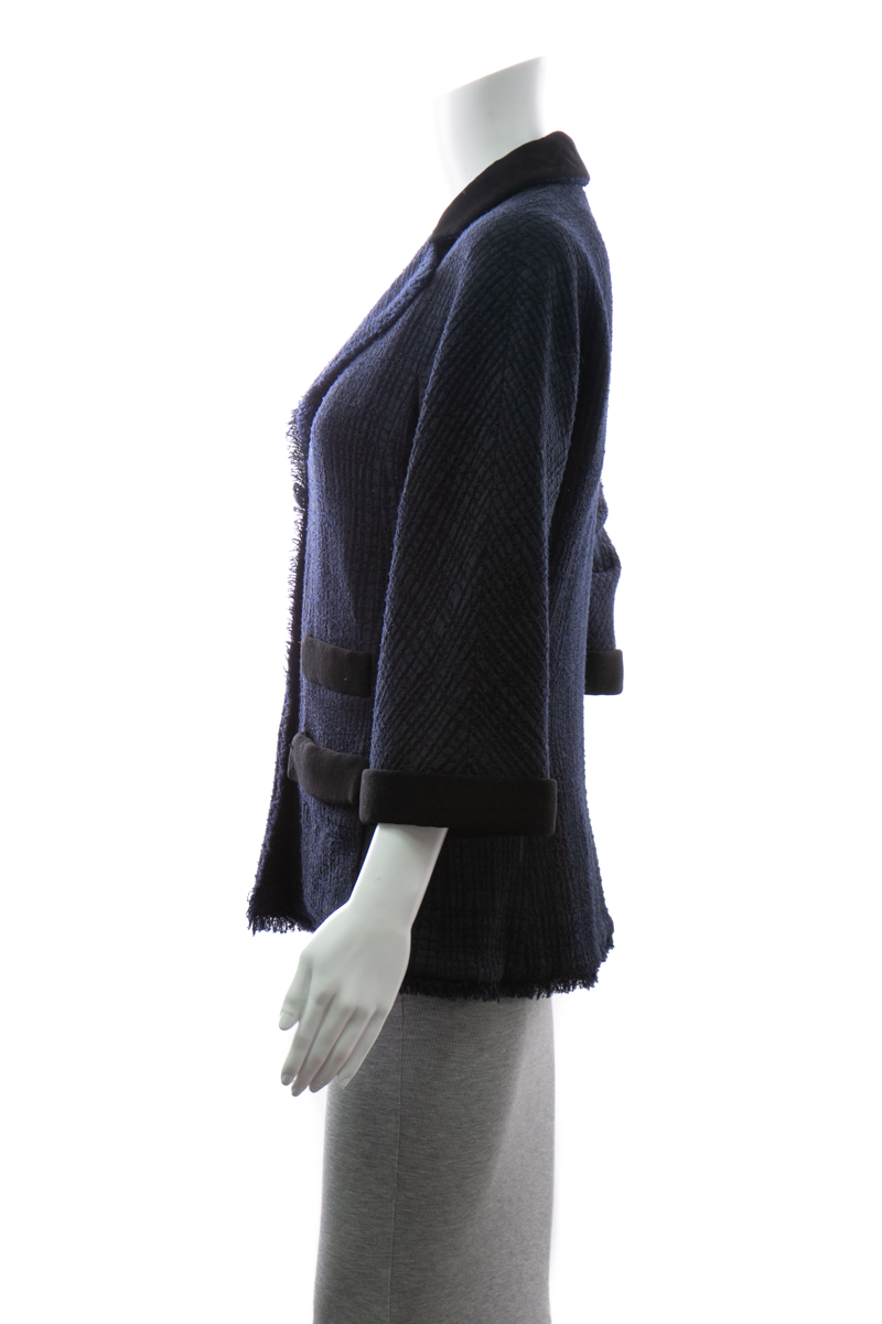 Single Breasted Tweed Jacket - Size 42