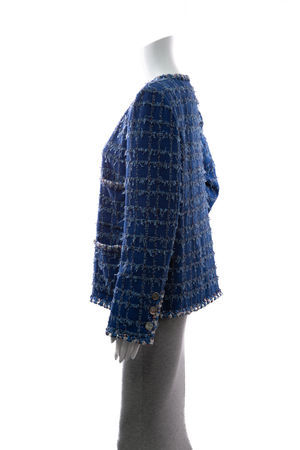 Tweed Sequin Blazer - Size 40