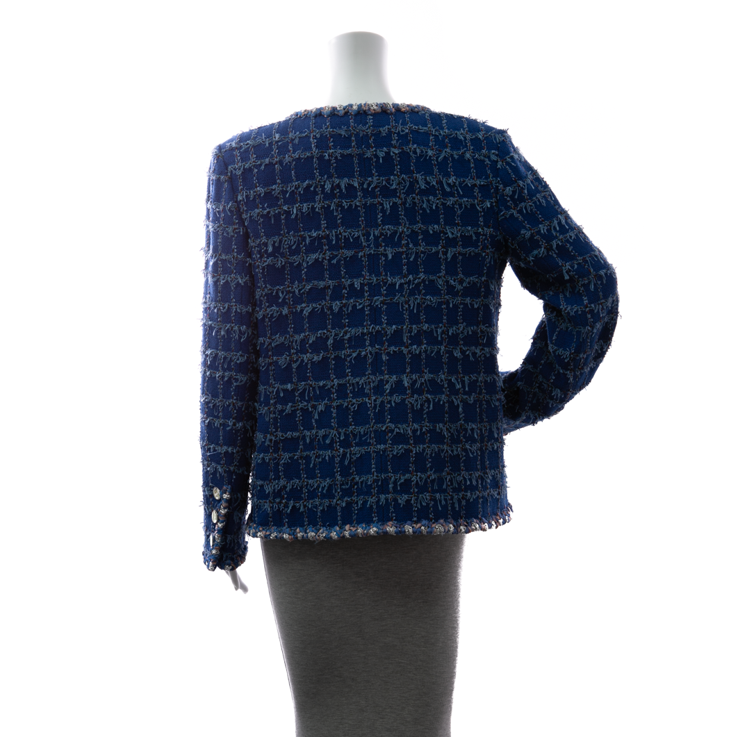 Tweed Sequin Blazer - Size 40