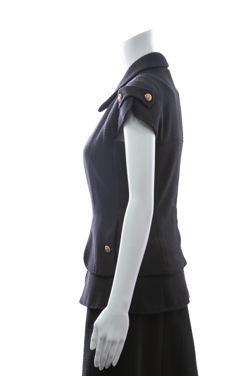 Chanel-Zip-Short-Sleeve-Jacket-Size-38-298381