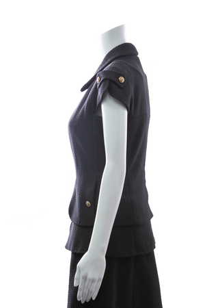 Zip Short Sleeve Jacket - Size 38