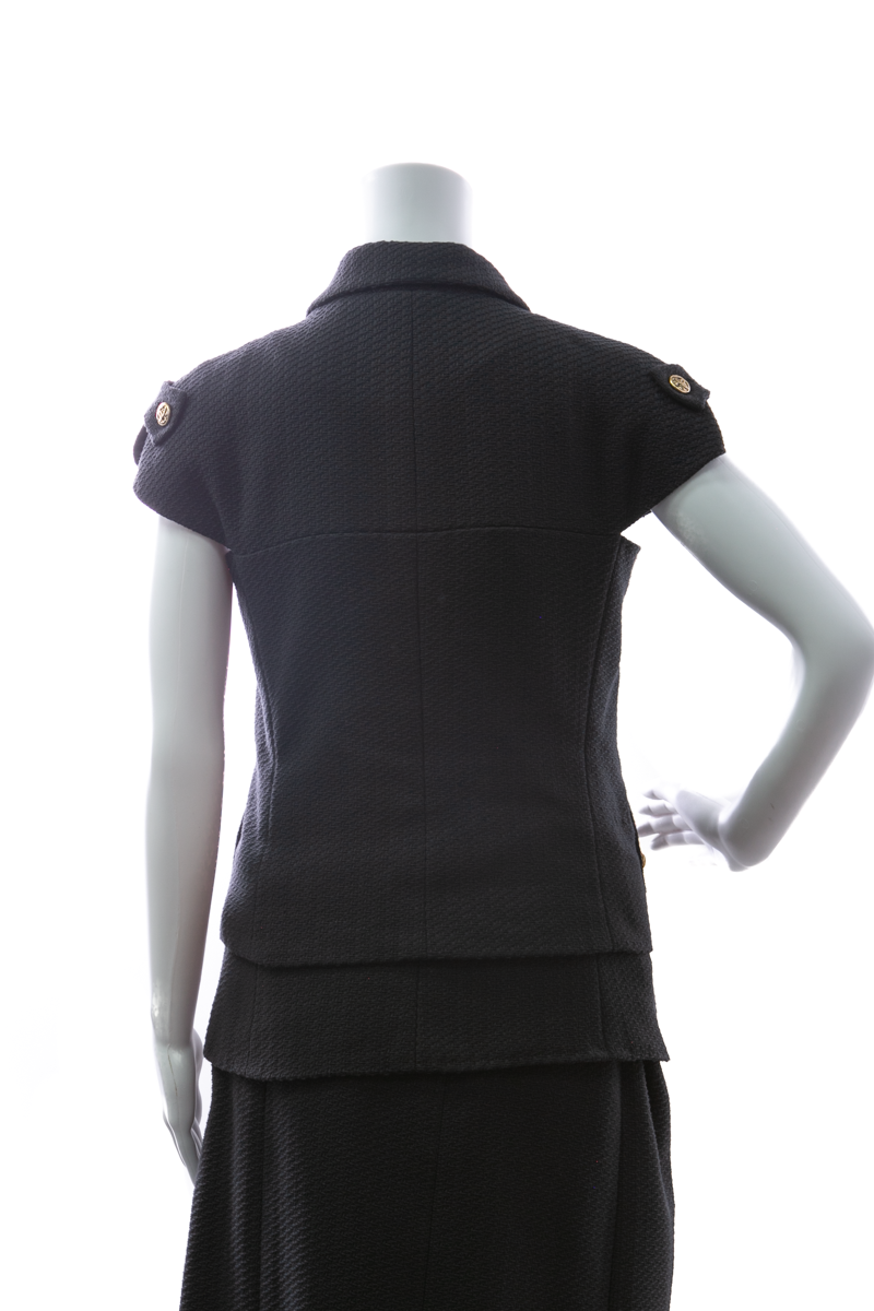 Zip Short Sleeve Jacket - Size 38