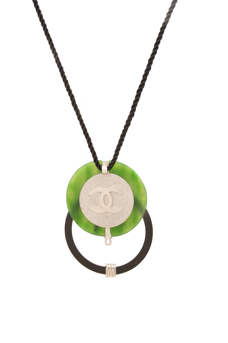 Double Pendant Rope Necklace