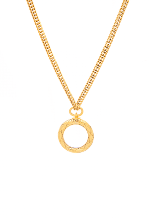 Vintage Magnifying Pendant Necklace