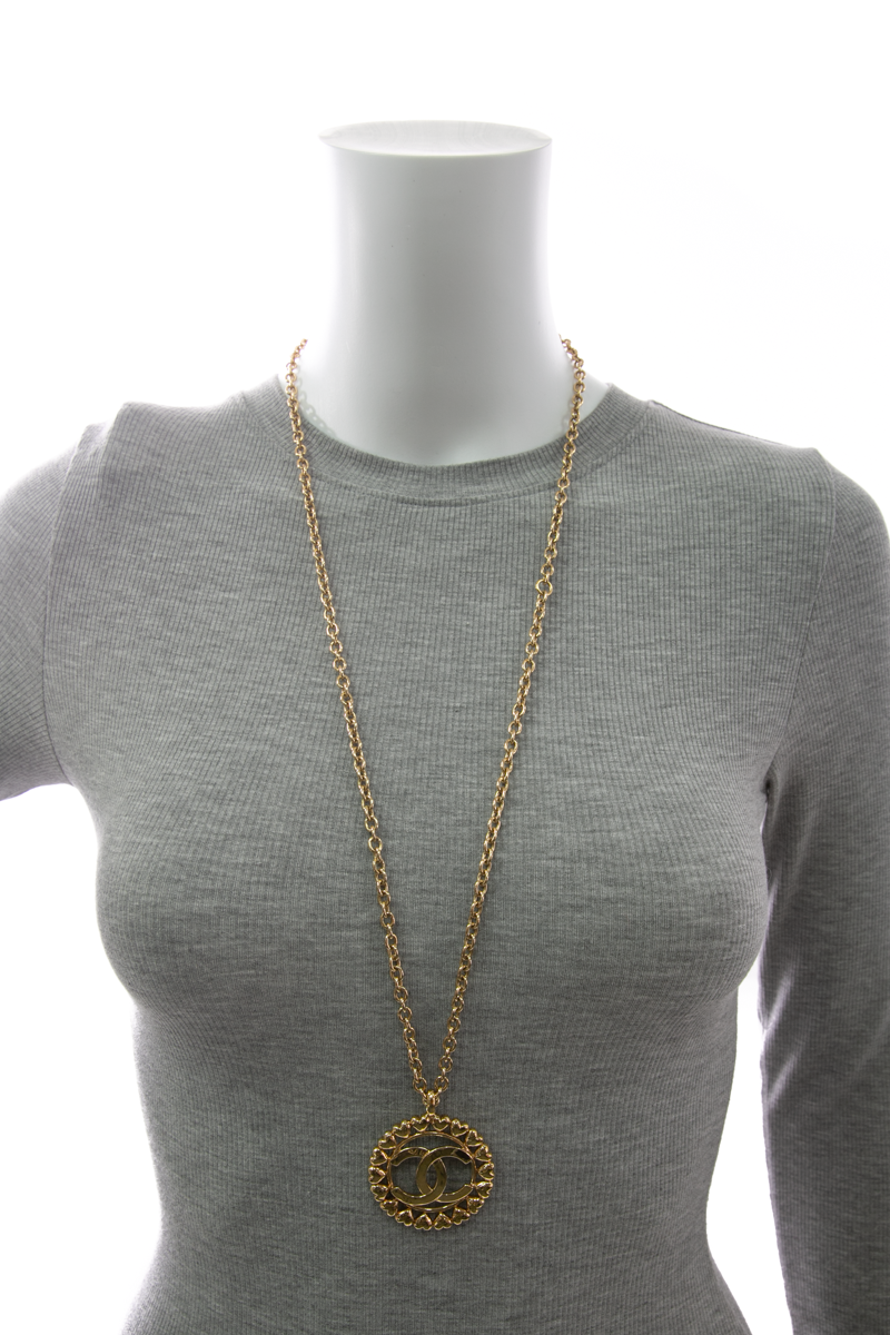 CC Heart Pendant Necklace