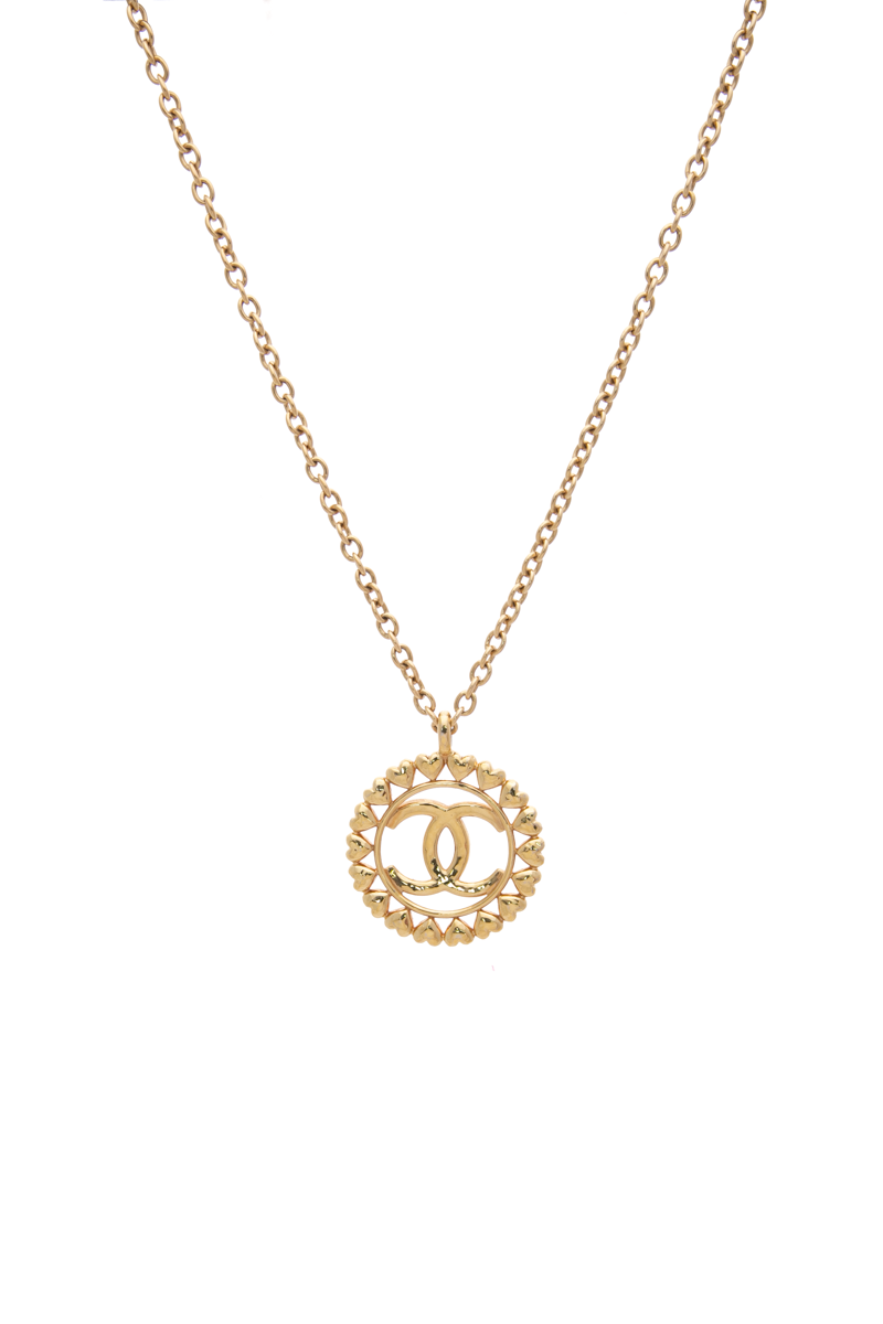 CC Heart Pendant Necklace