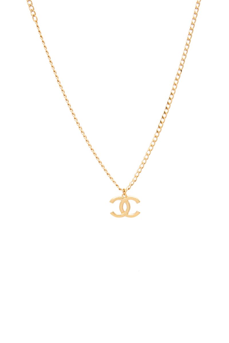 Enamel CC Chain Necklace