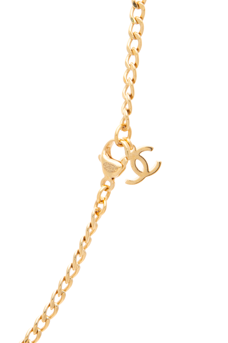 Enamel CC Chain Necklace
