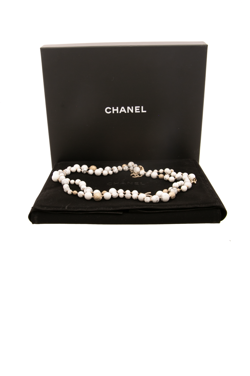CC Marble Bead Necklace