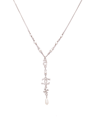 CC Crystal Drop Necklace