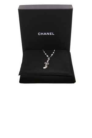 CC Crystal Drop Necklace